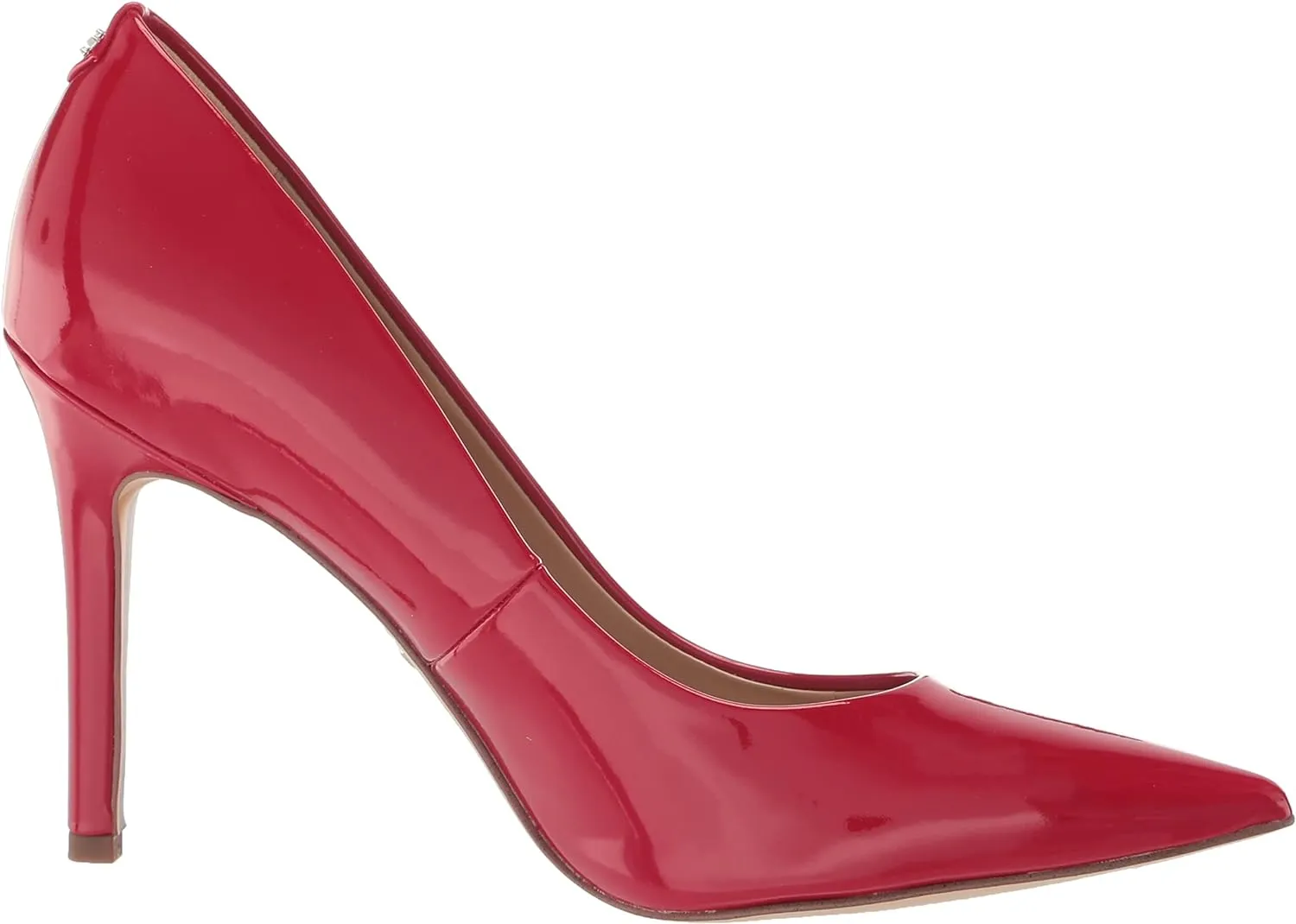 Sam Edelman Hazel Ruby Red Stiletto Heeled Slip On Pointed Toe Dress Pumps