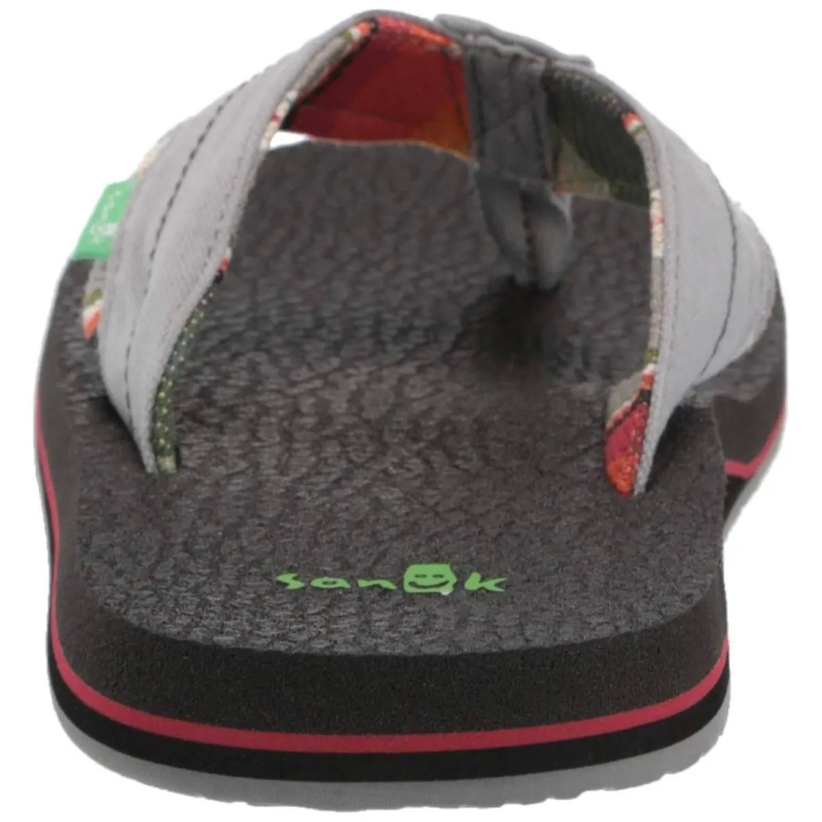 Sanuk Men's Flip Flops - Beer Cozy 2 TX Sandals Grey/Blanket | 1102480-GBNK