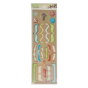 Sassafras Lass - Rub-ons Blue Brackets