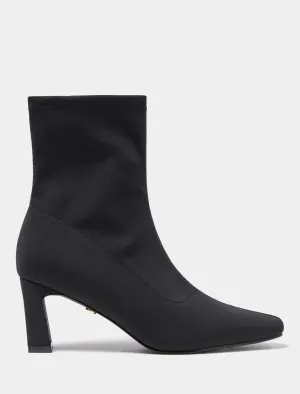 Selena Square Toe Stretch Mid-Calf Boot