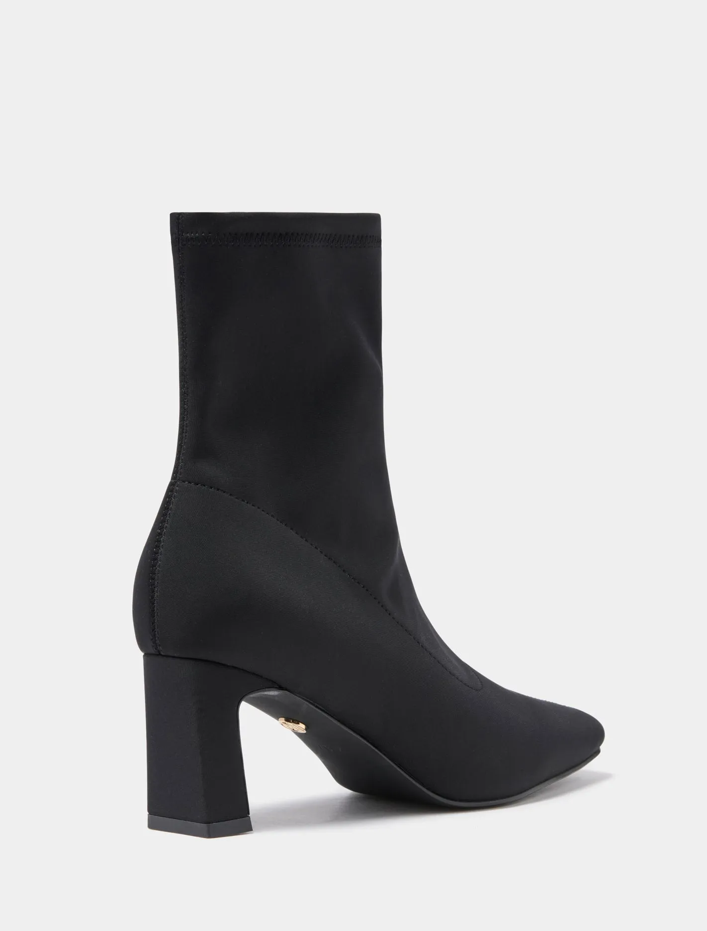 Selena Square Toe Stretch Mid-Calf Boot