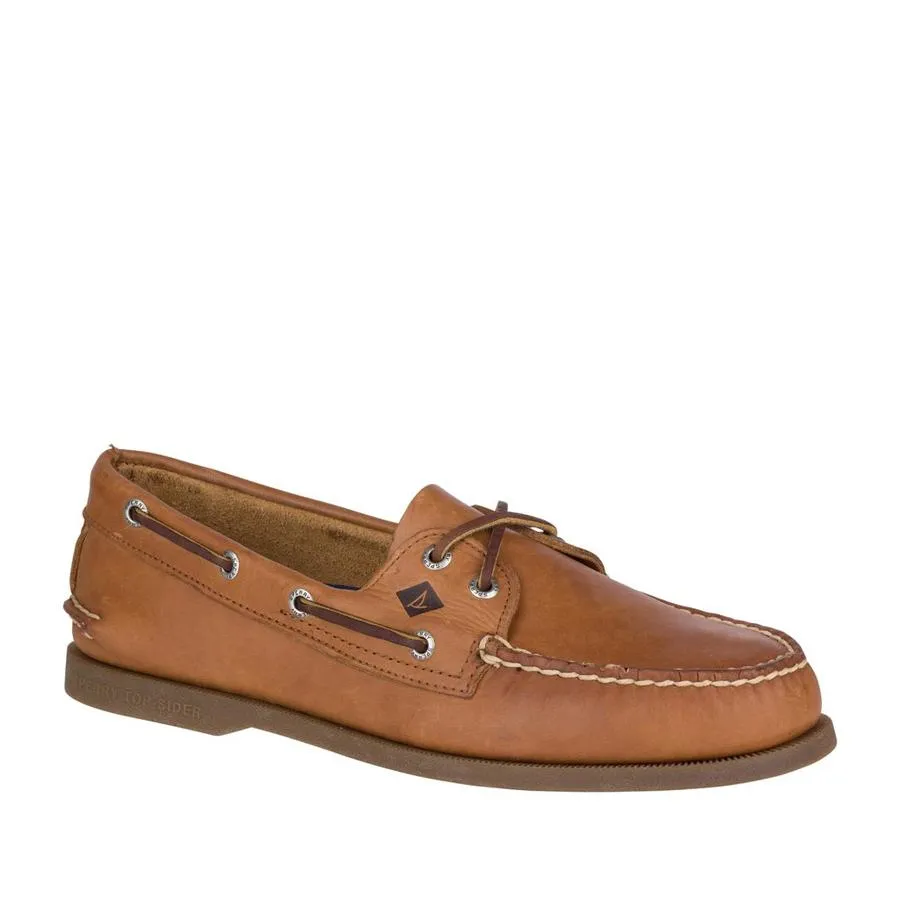 Sperry Top-Sider A/O 2-Eye Leather Boat Shoes NUTMEG