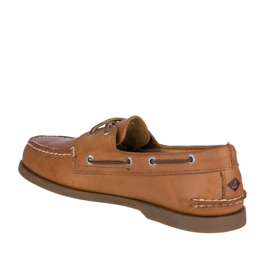 Sperry Top-Sider A/O 2-Eye Leather Boat Shoes NUTMEG