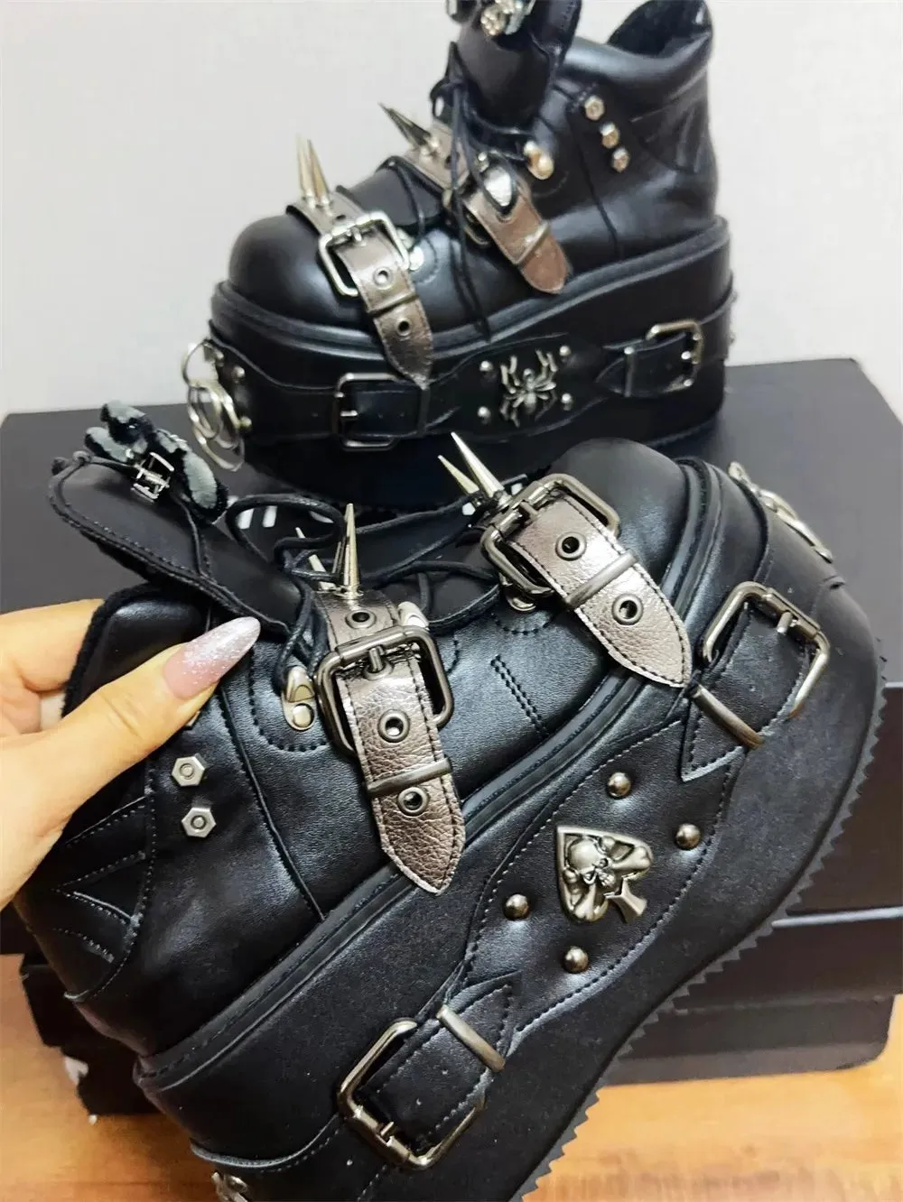 Stunning 8cm Elevated Statement Wedges.