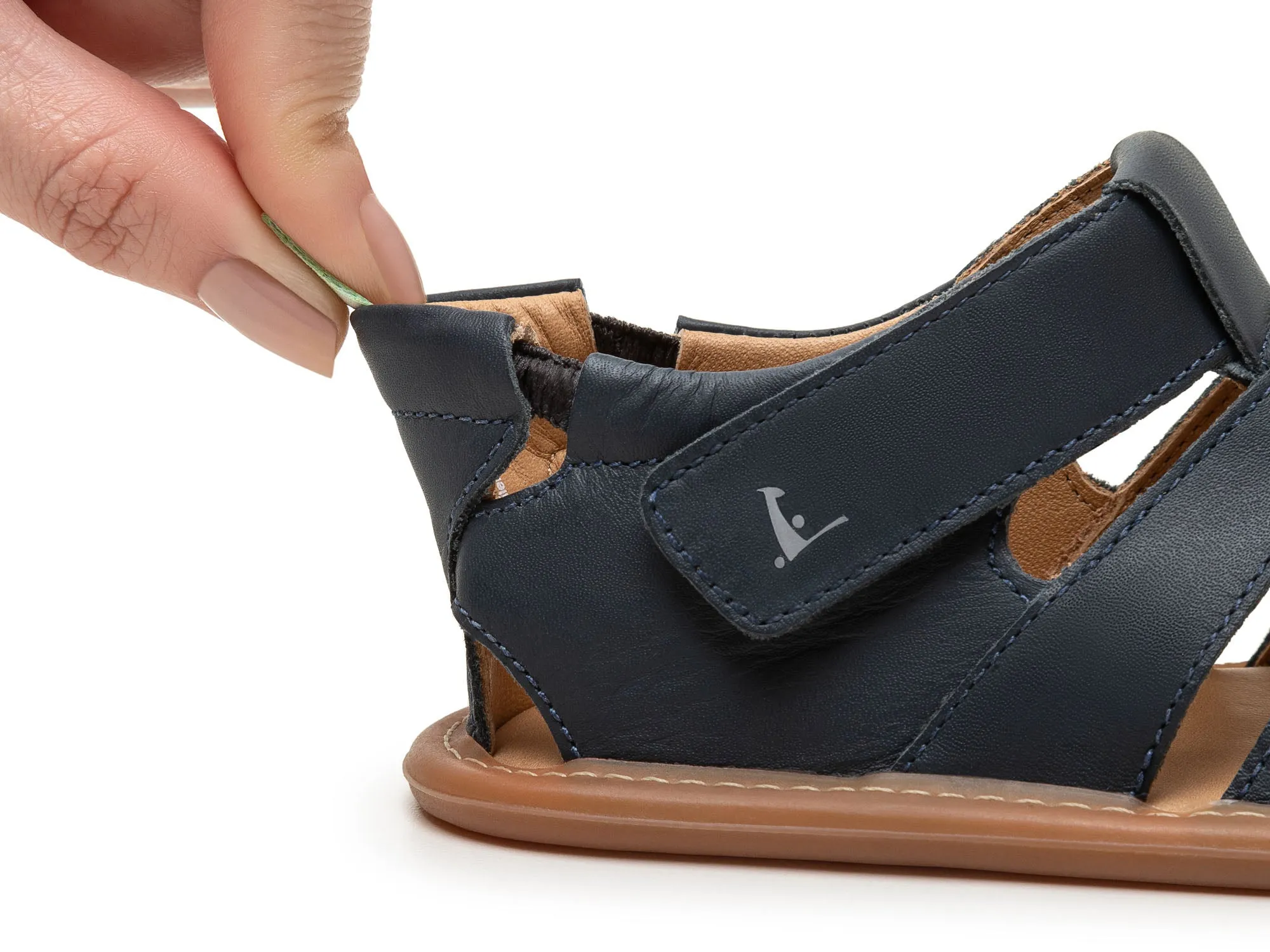 Tip Toey Joey Boy's and Girl's Sandy Sandals - Navy