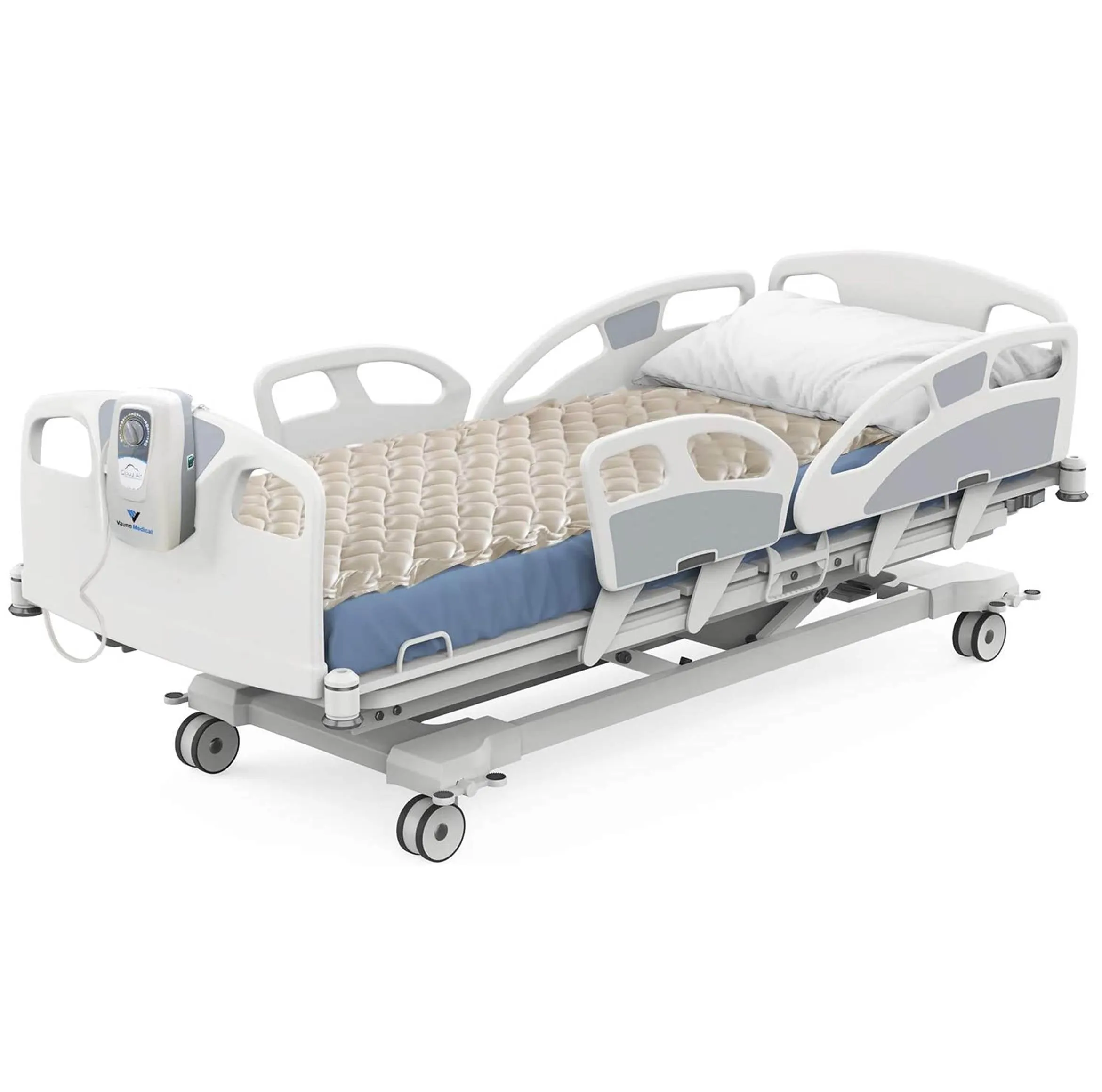 Vaunn Medical Cloud Air Whisper Quiet Alternating Air Pressure Mattress Topper with Pump Twin Size 36" x 78" x 3"