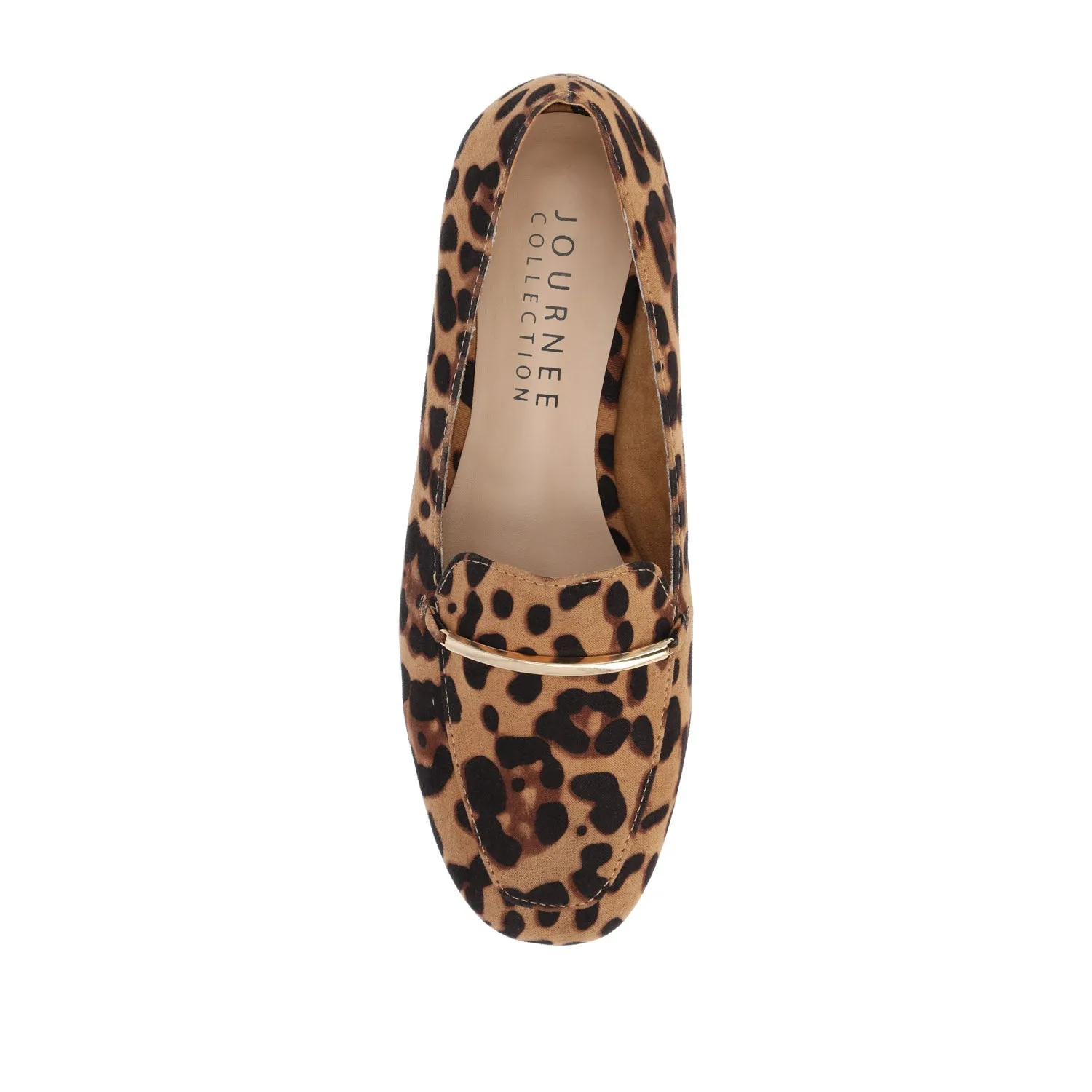 WRENN PRINTED LOAFER FLATS IN WIDE