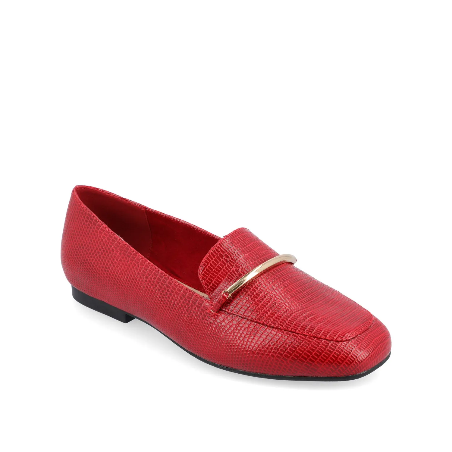 WRENN PRINTED LOAFER FLATS IN WIDE